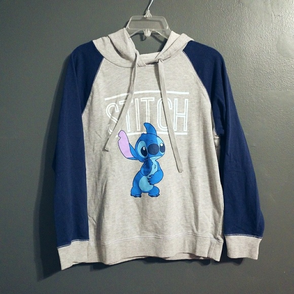 Disney Tops - Disney Lilo and Stitch Character Hoodie Shirt